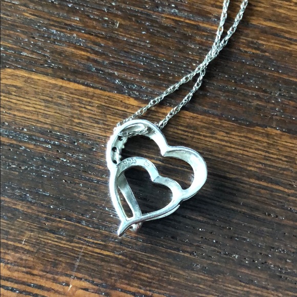 Kay Jewelers Diamond Accent Double Heart Necklace - Picture 6 of 11